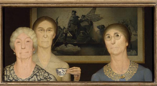Daughters of the Revolution by Grant Wood 