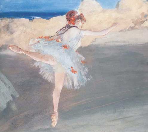 The Star: Dancer on Point by Edgar Degas