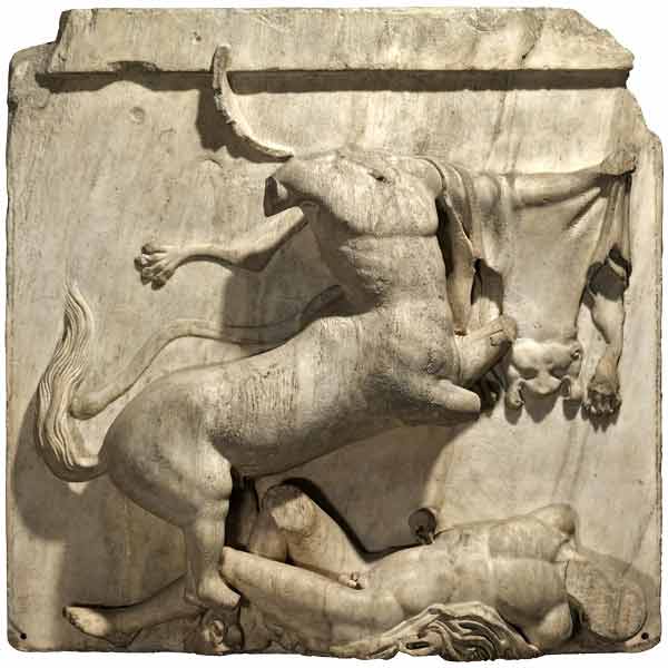 Centaur and Lapith, Parthenon Sculpture