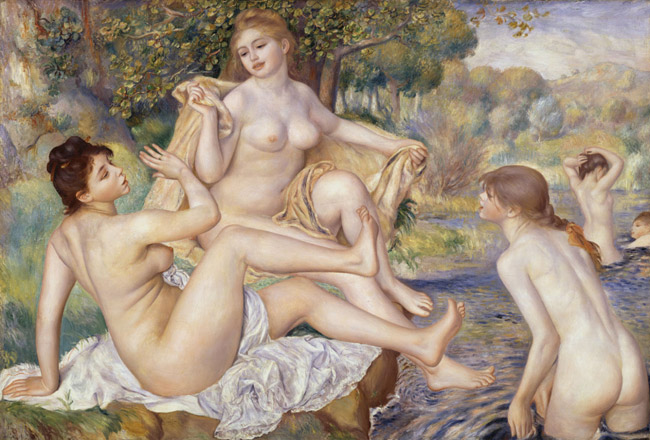 The Large Bathers by Renoir